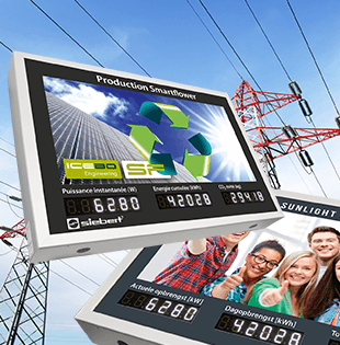Display systems for the photovoltaic with backlit graphics